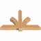 Ekena Millwork Redmond Smooth Timber Gable Bracket, Western Red Cedar, 60"W x 40"H x 5 1/2"D x 5 1/2"F, 16/12 Pitch GBW060X40X0606RED00SWR - alternate 5
